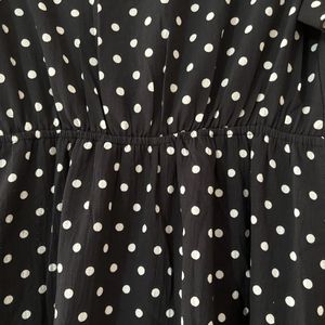 Black Polka Dot Womens Dresses