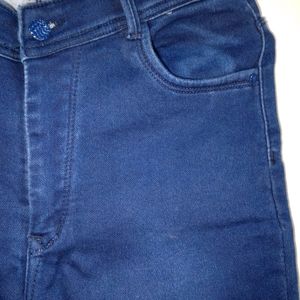 Blue Colour Girls & Women Jeans