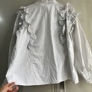 Frill Cotton Tops