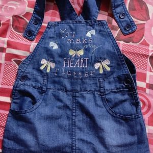 Applique Pinafore Dress