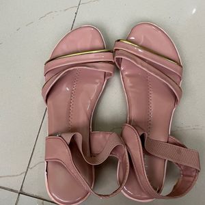 Women Pink Wedge Sandal