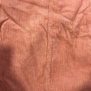 H&M Pink Corduroy Skirt