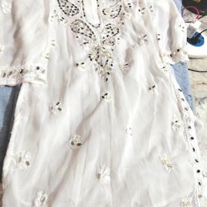 Chikankari Kurti For Sale