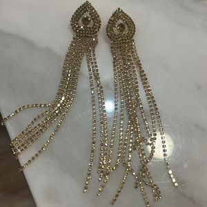 Gold Long Earings