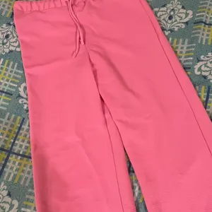 Pink Boot Cut Trousers