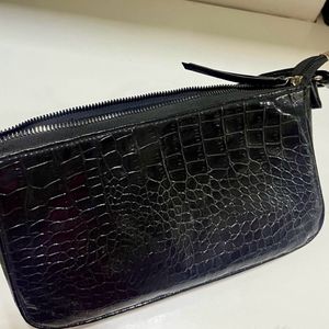 Black Baguette/shoulder Bag