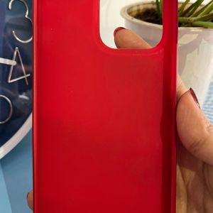 Red Silicone Case For iPhone 13 Pro