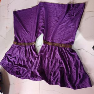 New Stitch Sharara Kurta In Purple 💜 Colour