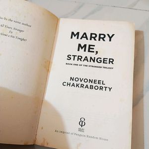 Marry Me Stranger Fiction Book