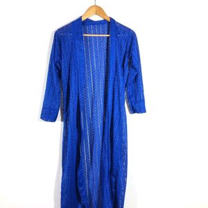 Royal Blue Long Coat(Women's)