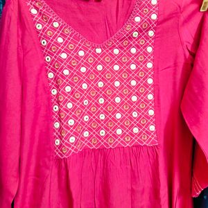 Pink kurti