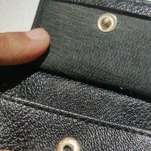 Men Wallet Black New Synthetic Leather