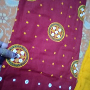 Malmal Cotton Jaipuri  Suit Material