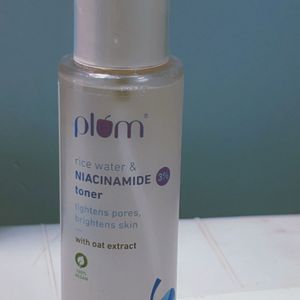 Plum 3% Niacinamide Toner With Rice Water