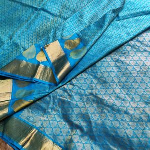 Blue Silk Saree