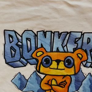 Bonkers Corner White Crop TShirt