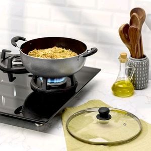 Non Stick Kadahi With Glass Lid