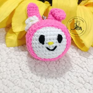 Amigurumi Mymelody Face Keychain