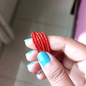 Tangerine Beaded Necklace