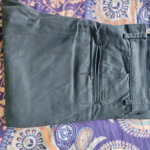 Black Grey Formal Trouser