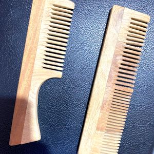 WOODEN COMB (PACK OF 2)