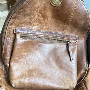 Pure Leather Fossil Original Unisex Backpack