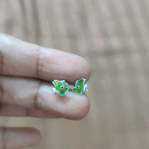 Enamelled Fish 925 Studs For Kids