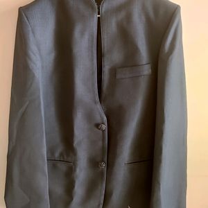 Combo Men Blue Coat Blazer Waistcoat