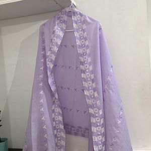 embroidered shawl pure cotton