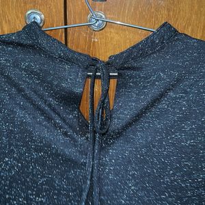 Black Sparkling Party Top