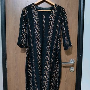 Black Kurti With Plazzo