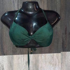 H&M Teal Shade Knotted Stylish Bikini Top👙