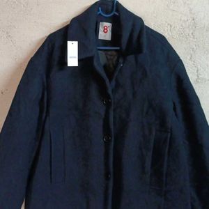 🇯🇵Oversized Winter Fashion Jacket Coat Navy Blue