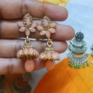 Combo Earings Top Beautiful 😍 Jodi