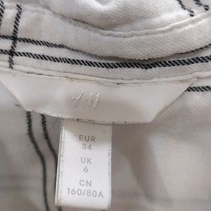 H&M Off White Shirt