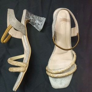 Golden Heels Sandals