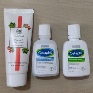 Seer Secrets Lotion & 2 Cetaphil Sample Products