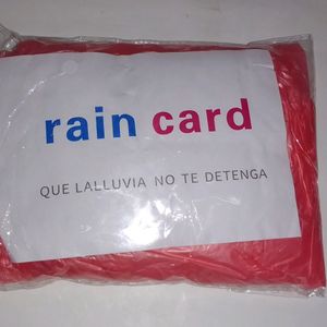 Emargency Rain Protection Card