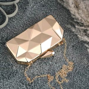 Toobacraft Metalic Gold Royal Clutch