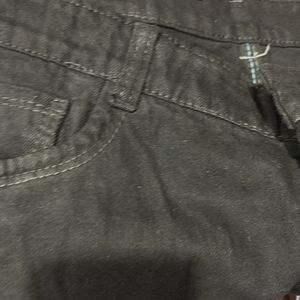 Black Pocket Jeans