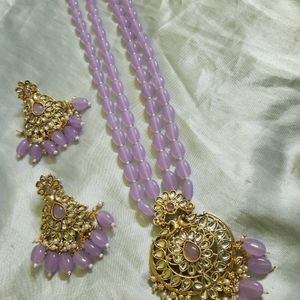 Lavender Pearl Necklace