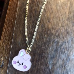 BTS Jungkook BT21 Cooky Pendant Chain