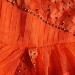 Baby Frock Orange