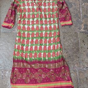 Pure Cotton Kurti And Dupatta