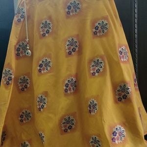 Yellow Blue Lehenga