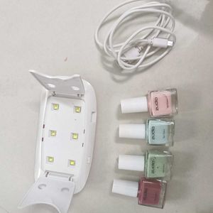 UV LED NAIL LAMP + 4 Zudio Nal Paint.