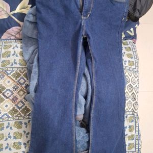 Blue Bootcut Denim Jeans