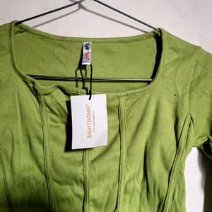 Light Green Corset Top