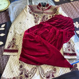 Sherwani with Dhoti For Dulha