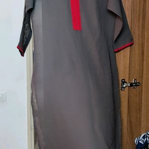 long transparent kurti